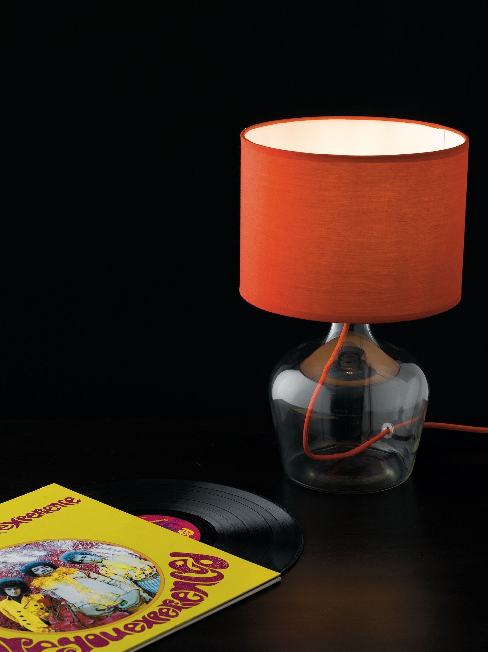 Настольная лампа из дутого стекла и ткани Fan Europe Lighting окружающий свет дизайн ARCH-00078673 - Вид №6