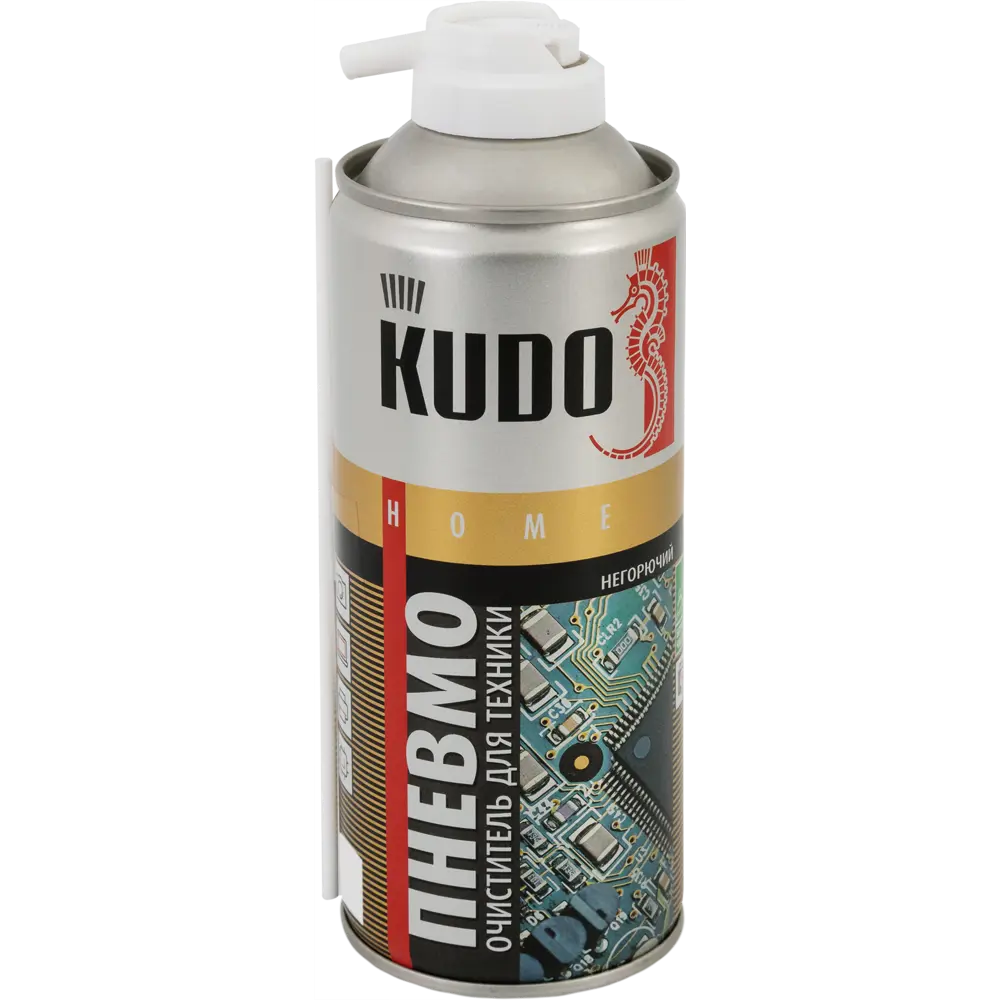 Пневмоочиститель для техники Kudo «Сжатый воздух» негорючий 520 мл STLM-2190114