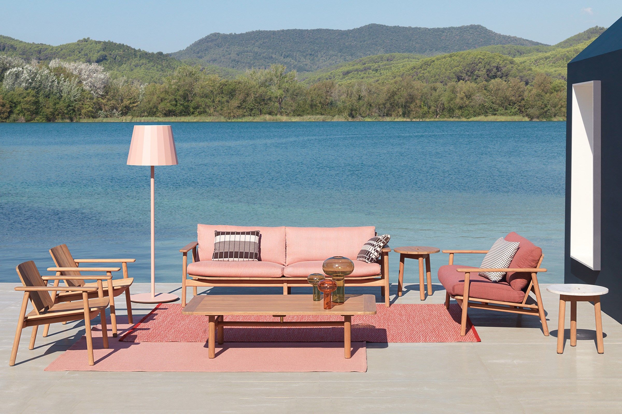 Садовое кресло из тикового дерева с подлокотниками Kettal ARCH-00082778 - Вид №3