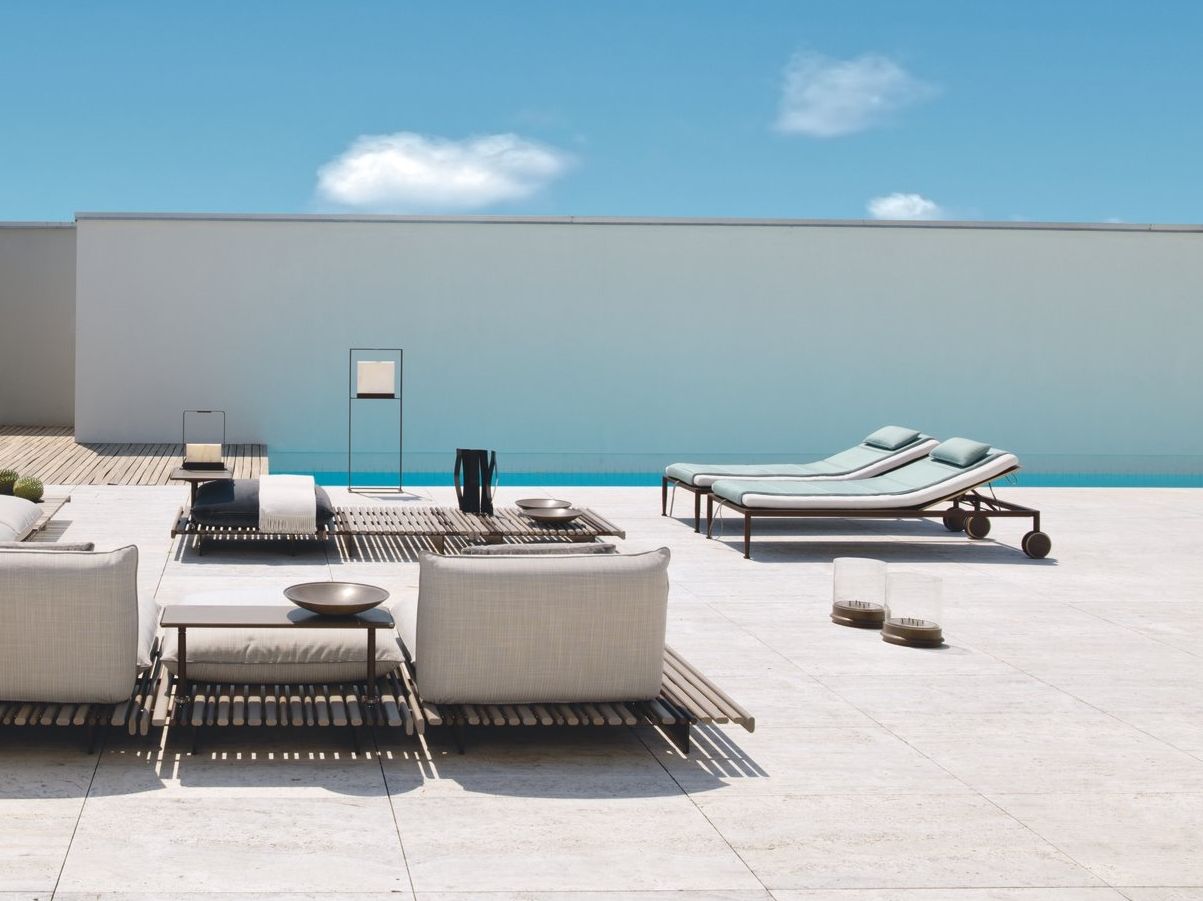 Лежак для сада с колесами Giorgetti ARCH-00068405 - Вид №4