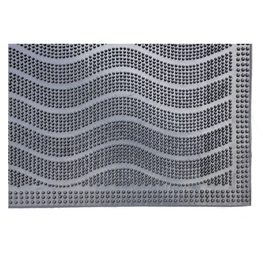 Коврик грязезащитный Mix Mat Wave 40x60 см резина цвет черный 89413980 STLM-2033448 Santreyd  - Вид №2