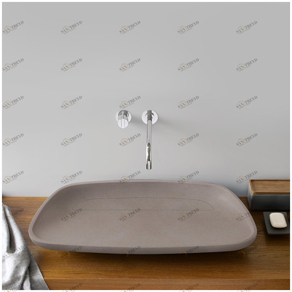 INK0210 Накладная раковина на столешницу  овальная Neutra Design 