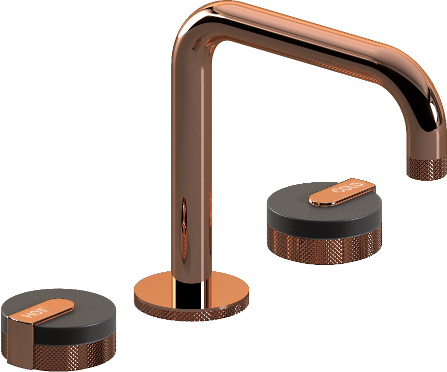 E-11511-R1GM-L1RG-RG Смеситель для умывальника на 3 отвертия GRAFF MOD+