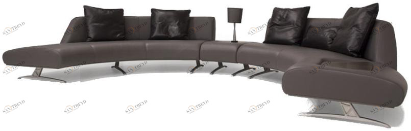Aston Martin Секционный угловой диван с обивкой кожей sun-id-1488096