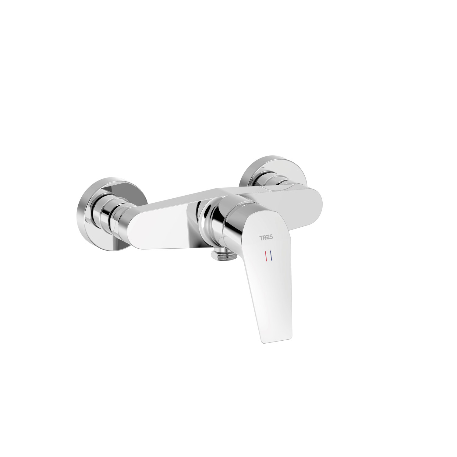 CANIGÓ Wall-mounted single-handle shower mixer tap-21726701 TRES Canigo