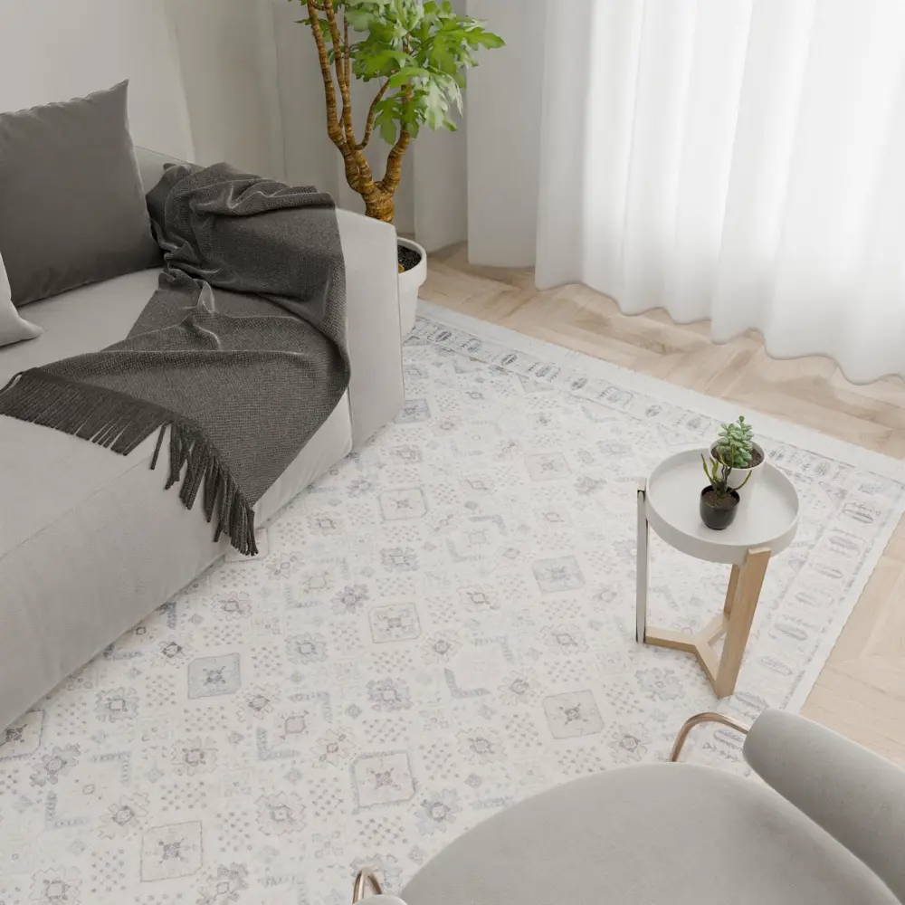 Ковер Ragolle Leo 195x300 см вискоза 927670/6666 цвет голубой STLM-2201495 - Вид №6