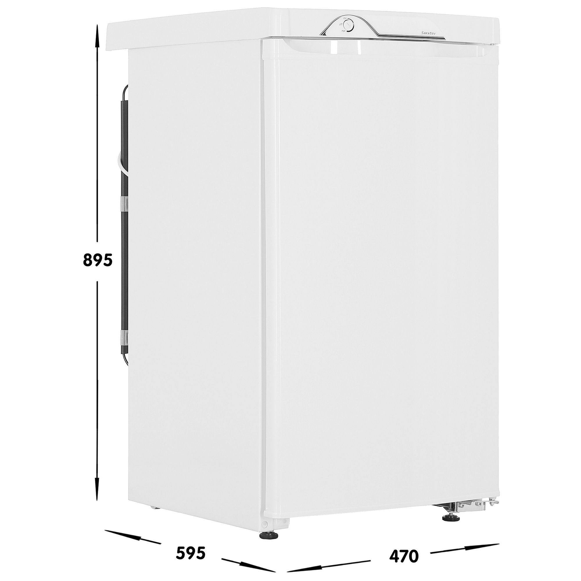 1133278 Холодильник компактный   Саратов 550 (кш-120) белый STDN-0002189 - Вид №6