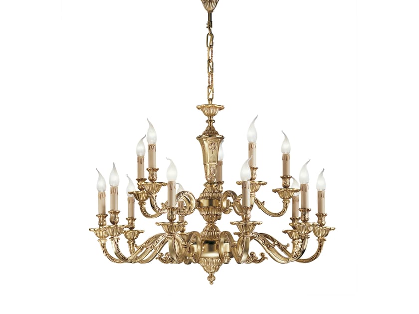 Французская золотая люстра Possoni Illuminazione Boris ARCH-00027346