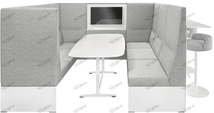 Brunner Акустическая мультимедийная офисная будка из ткани Banc Bc-2100, bc-3100, bc-3200