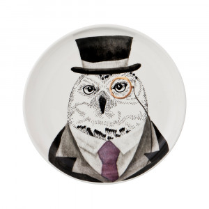 409-122 Посуда фарфоровая Тарелка закусочная "FASHION ANIMALS" 19 см Lefard