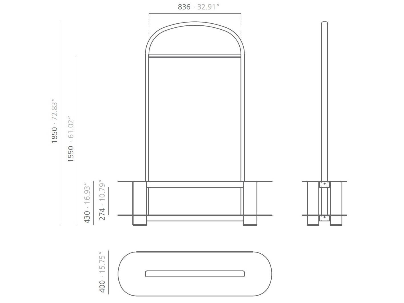Алюминиевый входной шкаф Systemtronic Croma ARCH-00050779 - Вид №2