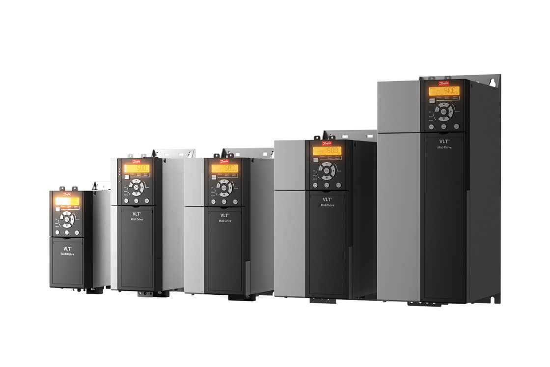 Danfoss VLT Midi Drive FC 280 – универсальный и многофункциональный привод для задач общей автоматизации мощностью до 22 кВт FC-280P1K5T4E20H1BXCXXXSXXXXAX 134U2981 