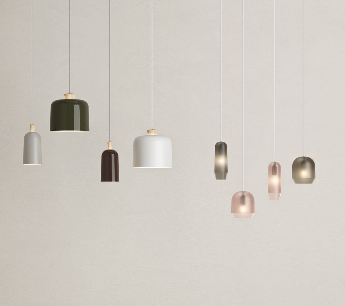 Ex.T Fuse Small Подвесной светильник коричневый с серым проводом EXFUSEP/MARRONI - Вид №2