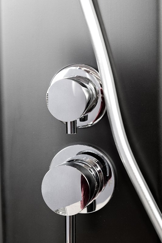 D90 Душевая кабина DETO Серия D L 801 с гидромассажем BLACK - Вид №6