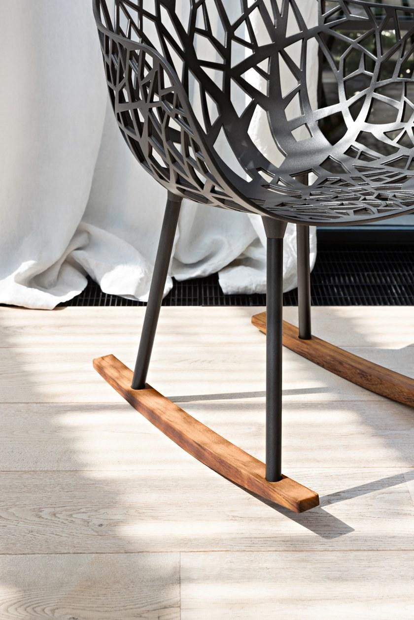 FAST Кресло-качалка из алюминия с подлокотниками Forest 6500d - Вид №2