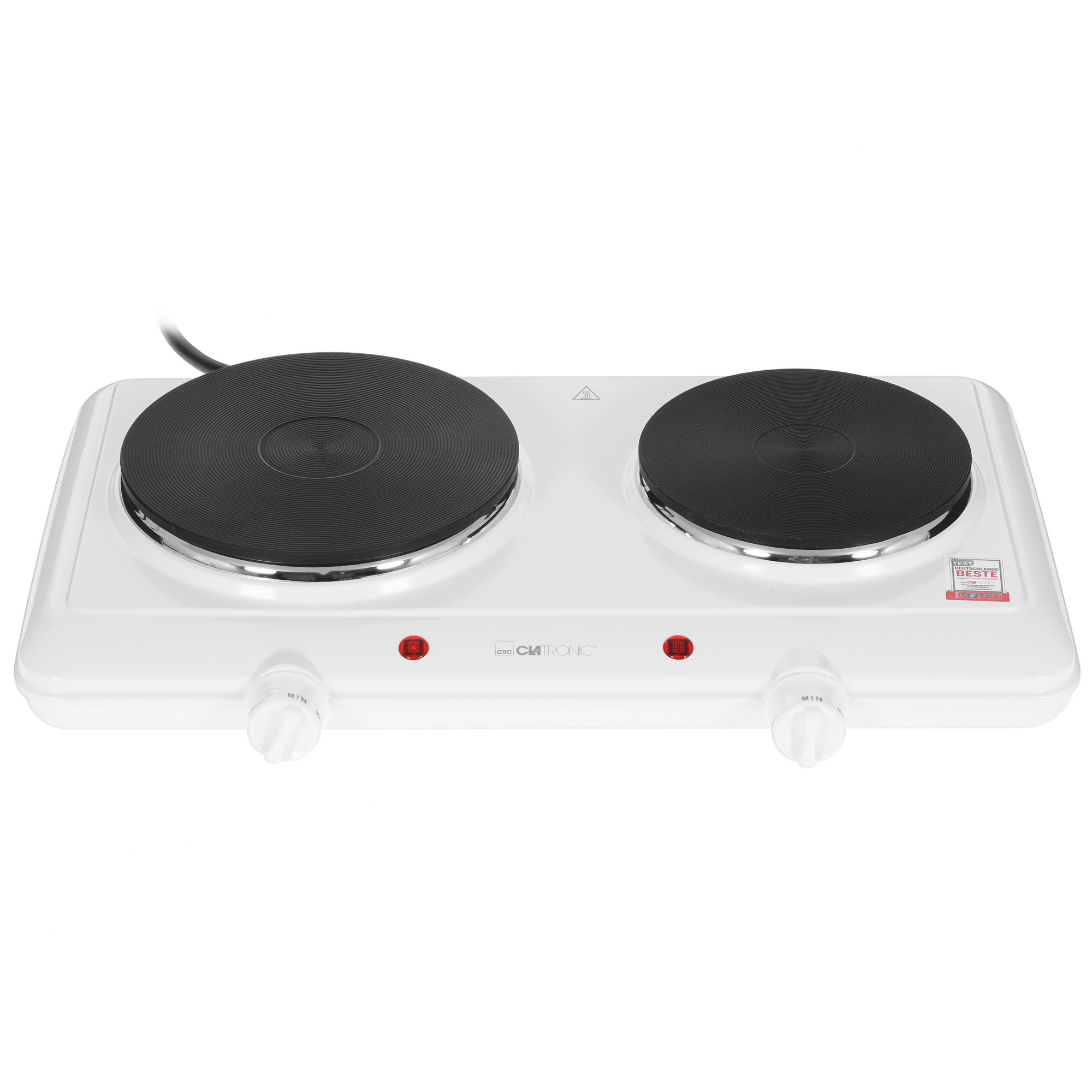 5327194 Плита компактная электрическая Clatronic DKP 3583 белый STDN-0017785 - Вид №1