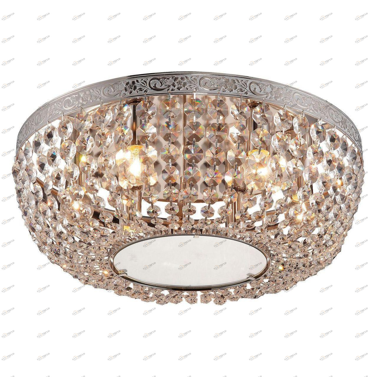 Потолочный светильник Toplight Virginia TL7240X-06WN TOPLIGHT VIRGINIA NICKEL 202113 Белый;серебро 