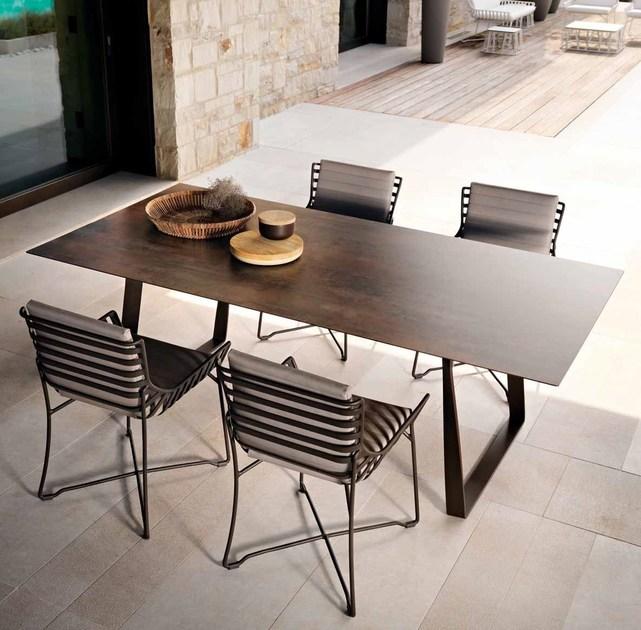 Roberti Прямоугольный садовый стол из hpl Hamptons graphics sun-id-1465840 - Вид №1