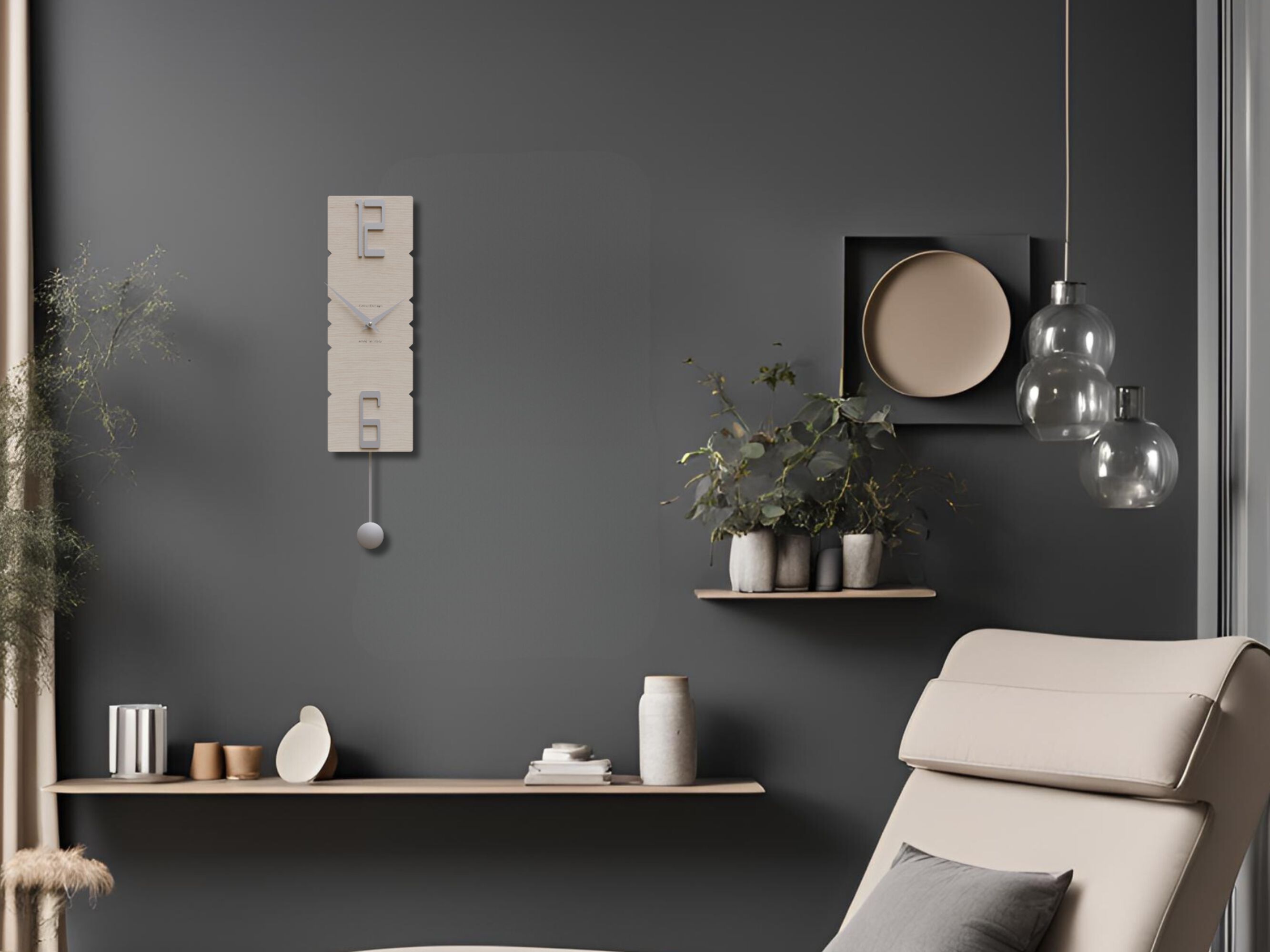 Настенные маятниковые часы MDF CalleaDesign ROCK ARCH-00122156 - Вид №4