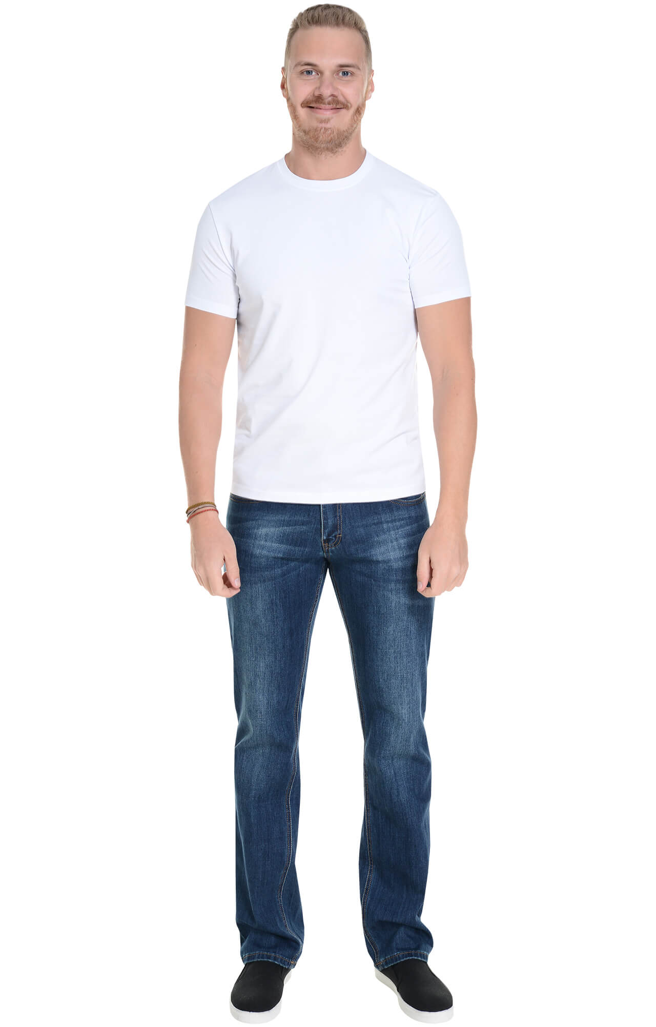 62091 Футболка мужская белая LUXE  Одежда для официантов  размер M  - Вид №4