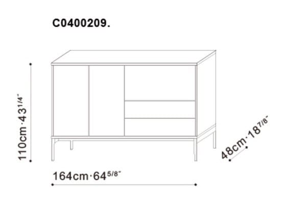Деревянный шкаф с распашными дверями CAMERICH Pixel ARCH-00098555 - Вид №6