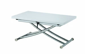 Обеденный стол раздвижной белый 57-114 см Blossom ESF FASHION 044008 Белый