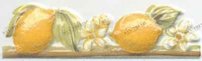 Бордюр Капри Лимончики 3х9.9 Gracia Ceramica sun-id-322211
