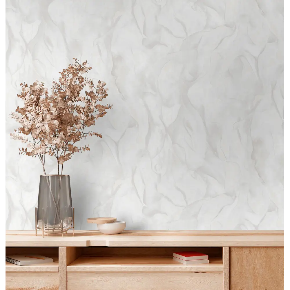 Обои флизелиновые NEW AGE Eclipse с абстрактным рисунком бело-серые 89399683 STLM-1563313 - Вид №2