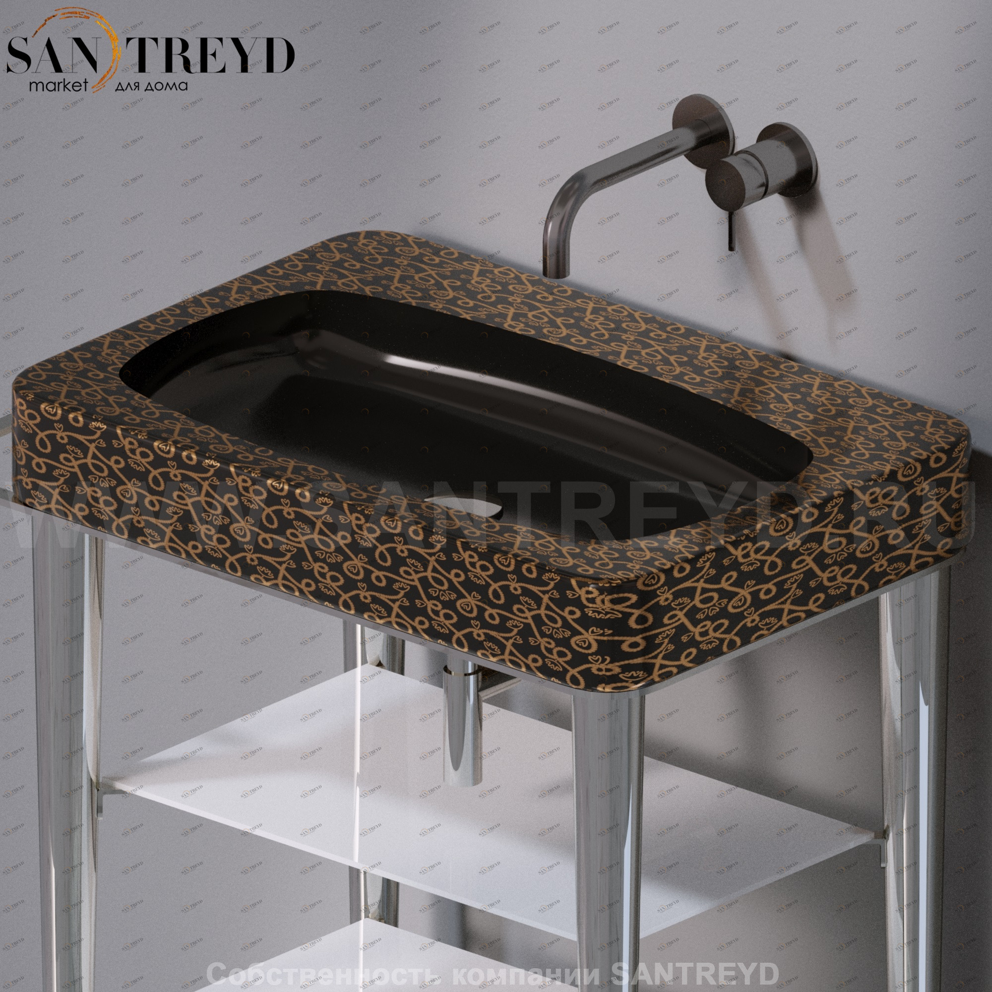 L131401G Накладная раковина на столешницу  прямоугольная A. e T. Italia FUSION AeT ITALIA