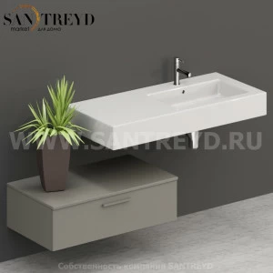 T09052CC2 Столешницы для использования в сочетании с тумбами и открытыми тумбами 90 см серая Globo ARREDO WOOD Италия