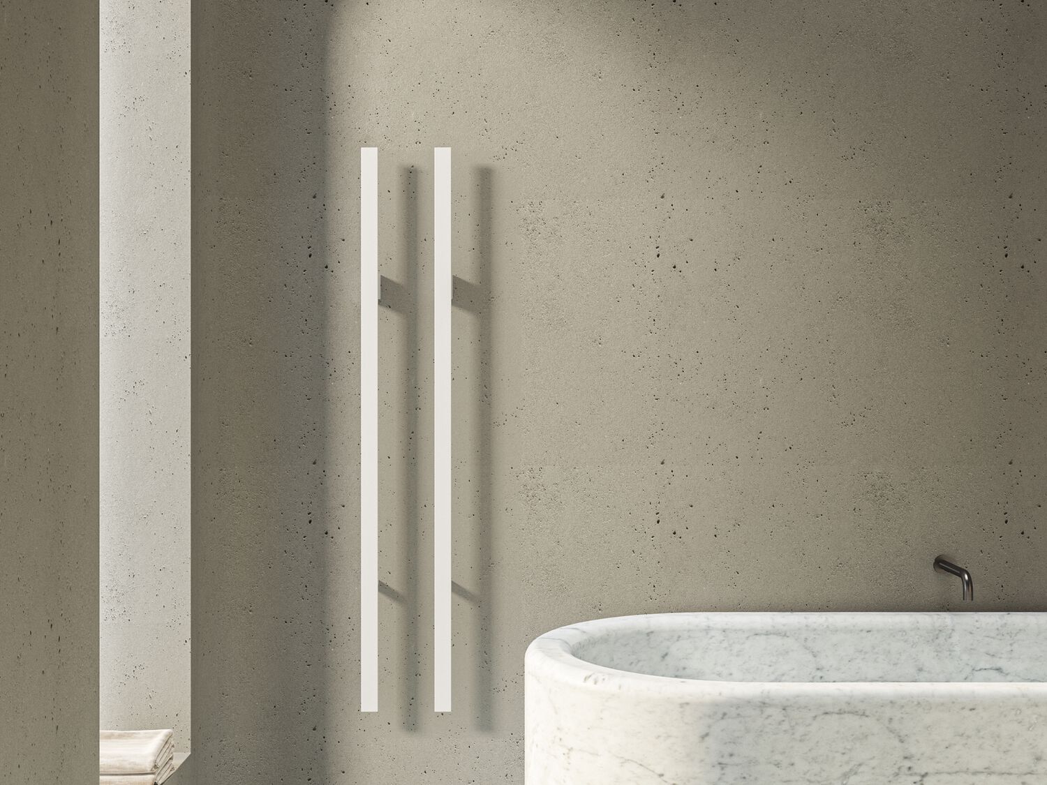 Электрический полотенцесушитель из нержавеющей стали Tubes Elements ARCH-00044900 - Вид №1