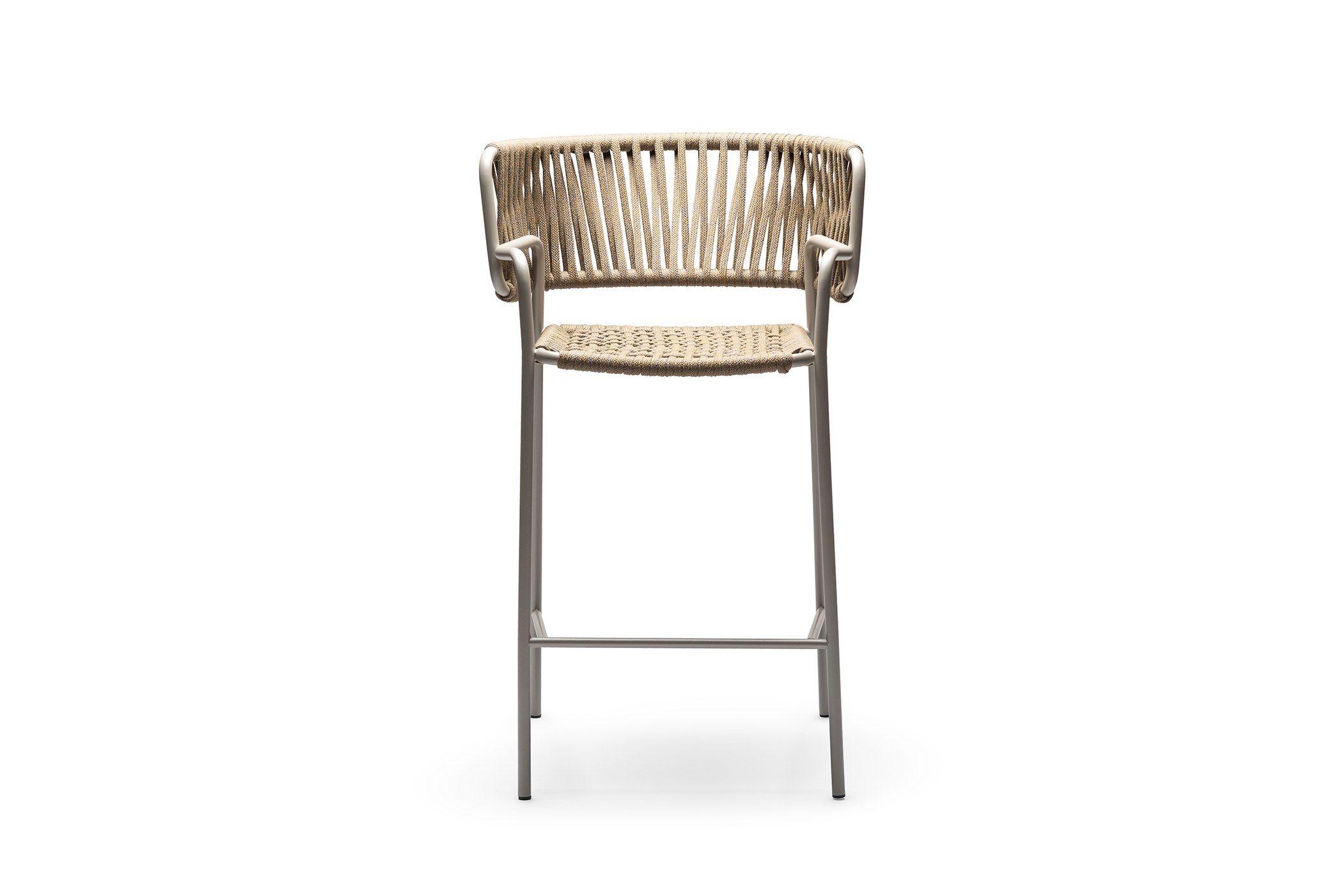 Высокий садовый стул из морской веревки с подлокотниками CHAIRS & MORE Klot ARCH-00079494 - Вид №5