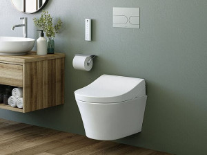 Керамический подвесной туалет биде с ручным душем