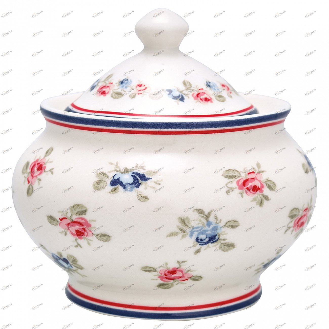 Сахарница "Hailey white" LE-VILLAGE СОВРЕМЕННЫЙ 221952 Разноцветный 