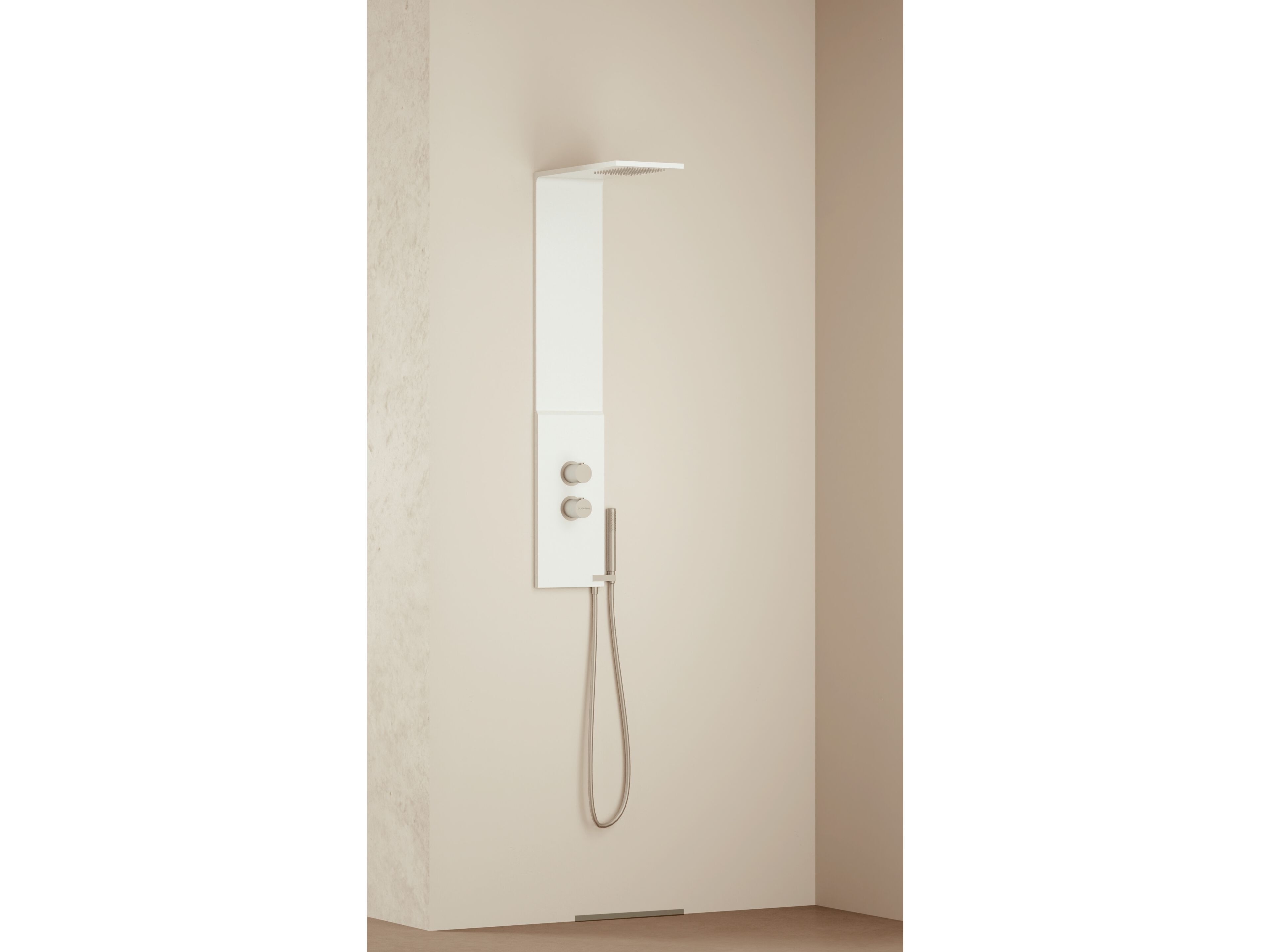 Термостатическая душевая колонна из нержавеющей стали с ручным душем GUGLIELMI RUBINETTERIE SAVE XS ARCH-00058288 - Вид №2