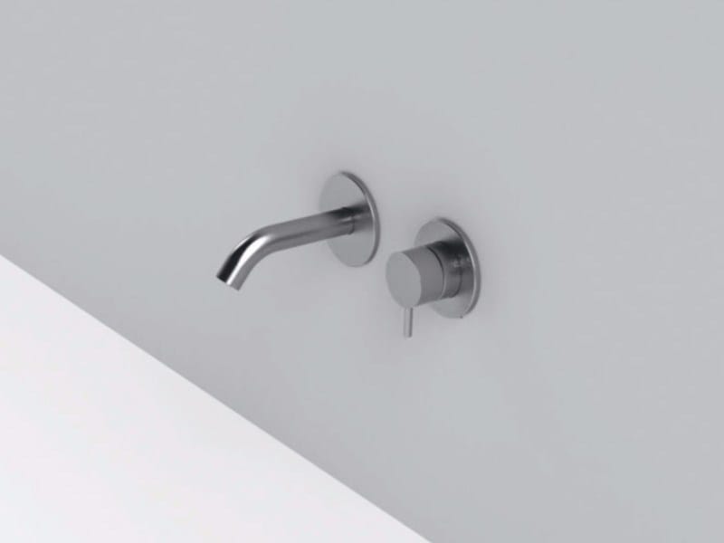 Настенный смеситель для раковины из нержавеющей стали с 2 отверстиями Rexa MAE ARCH-00150487