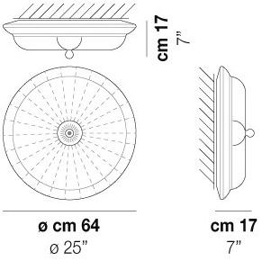 Vetreria Vistosi Хрустальный потолочный светильник Novecento sun-id-1452649 - Вид №3