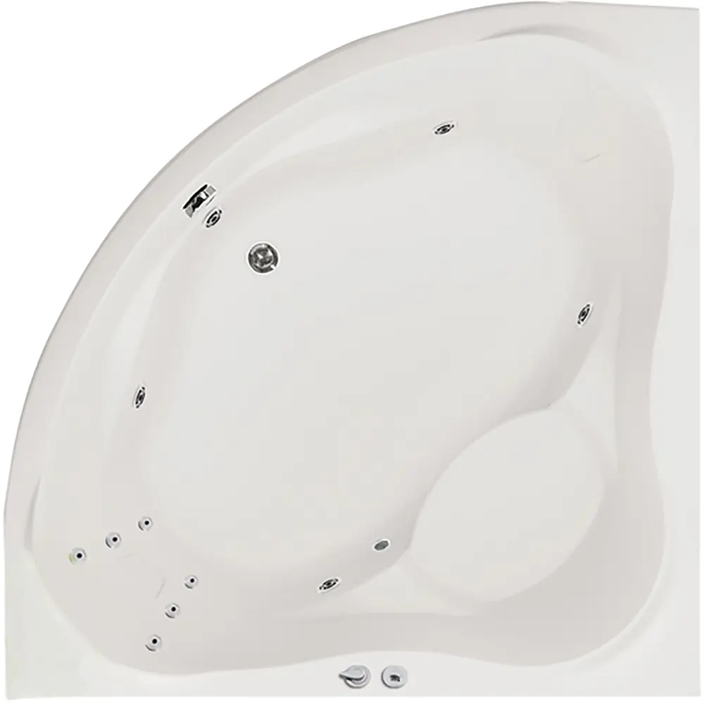 Ванна гидромассажная Aquanet Мальта акрил 150x150 см 14066895 STLM-2099405 Без серии