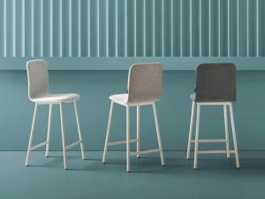 MOBLIBERICA Высокий табурет с подставкой для ног Pepper