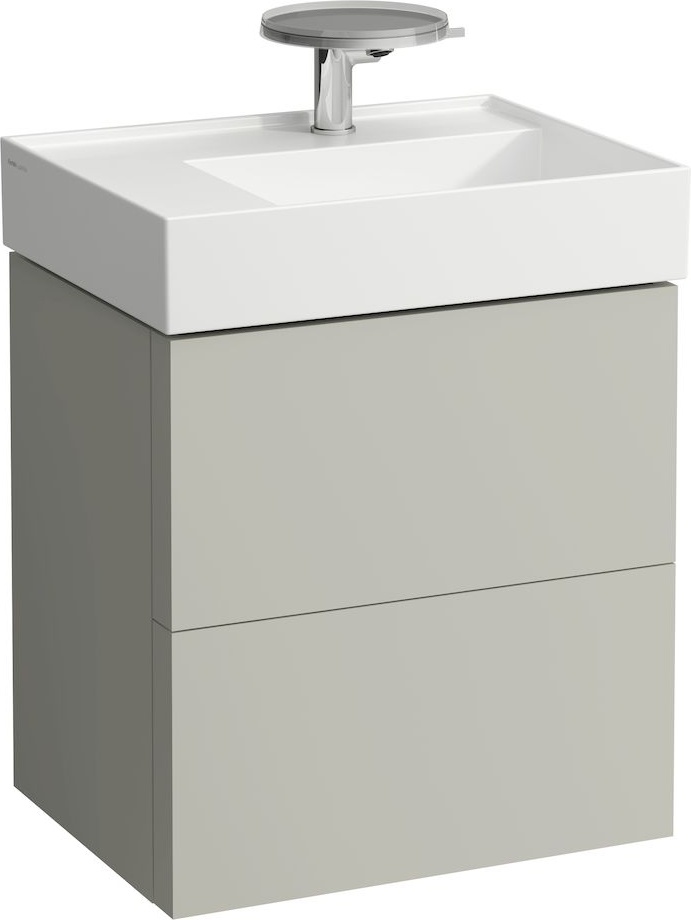 H4075680336441 Шкафчик под раковину, 2 ящика, включает в комплект органайзер, для раковины с полочкой слева 810335 LAUFEN PRO - Вид №1