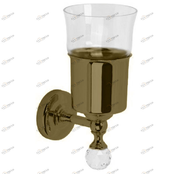 Стакан настенный MIGLIORE Amerida ML.AMR-60.402.BR бронза 