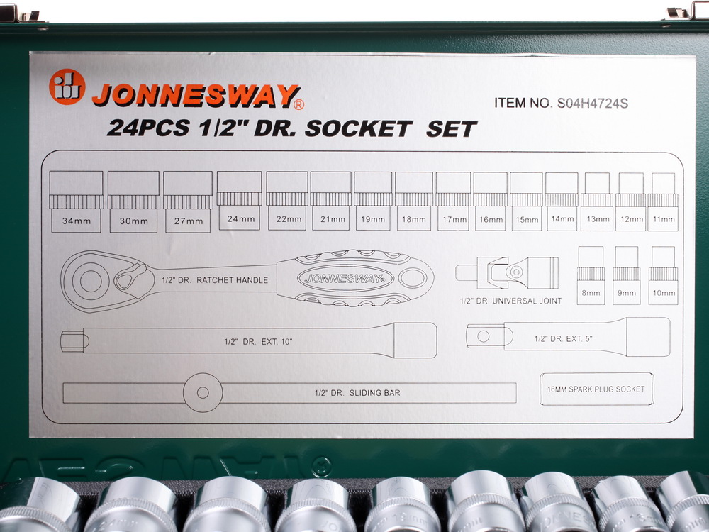 Набор инструментов Jonnesway S04H4724S 6614665 STDN-0085744 - Вид №4
