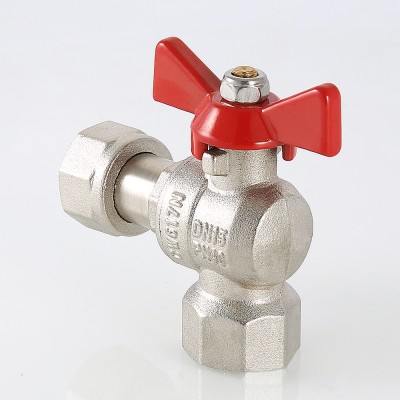 VT.266.N.0505 Кран шаровой угловой с накидной гайкой и внутренней резьбой Valtec 3/4" х 3/4"  - Вид №5