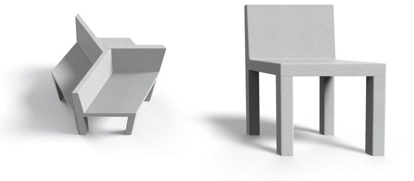 Metalco Модульная скамья Stile molecular concrete sun-id-1377963 - Вид №1