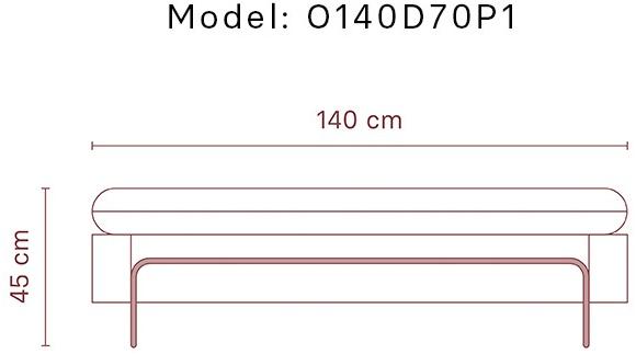 Momocca Модульная скамья со спинкой, обитая тканью Olga sun-id-1453689 - Вид №23