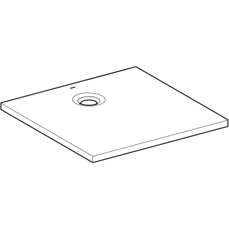 550.751.00.1 Квадратный душевой поддон Geberit Olona Geberit  - Вид №1