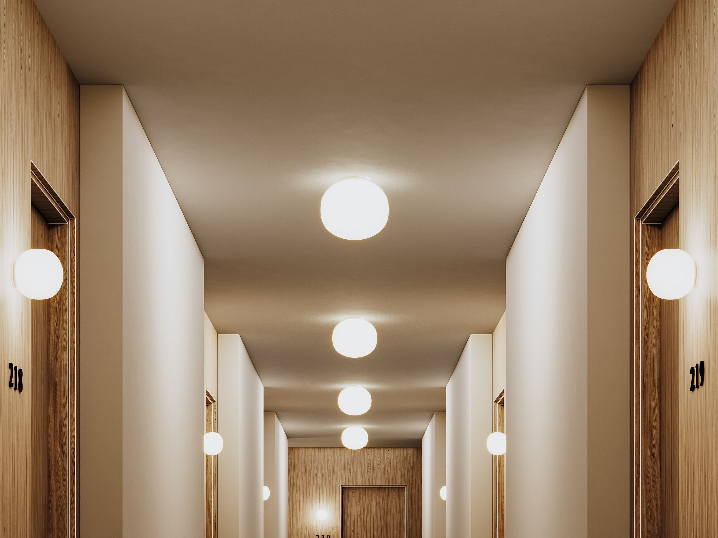 Настенный светильник / потолочный светильник из дутого стекла Lodes Volum ARCH-00101874