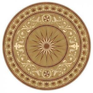 Художественный паркет Da Vinci Розетка 26-052 Дуб Селект (Гладкая) х1000диаметр мм.