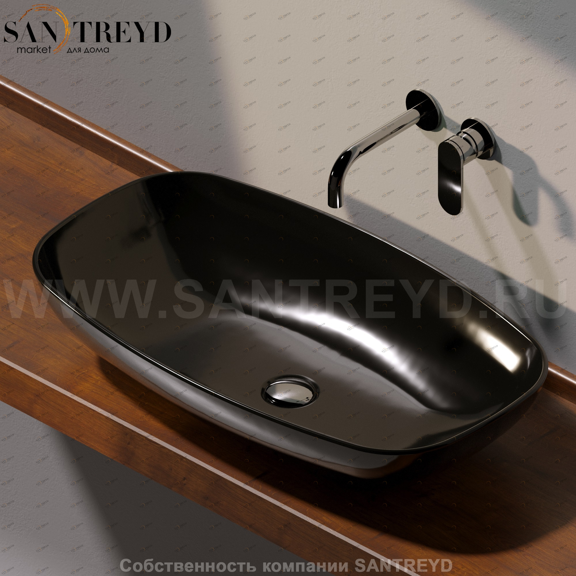 ND75A9017 Накладная раковина на столешницу  прямоугольная Ceramica Flaminia Nuda