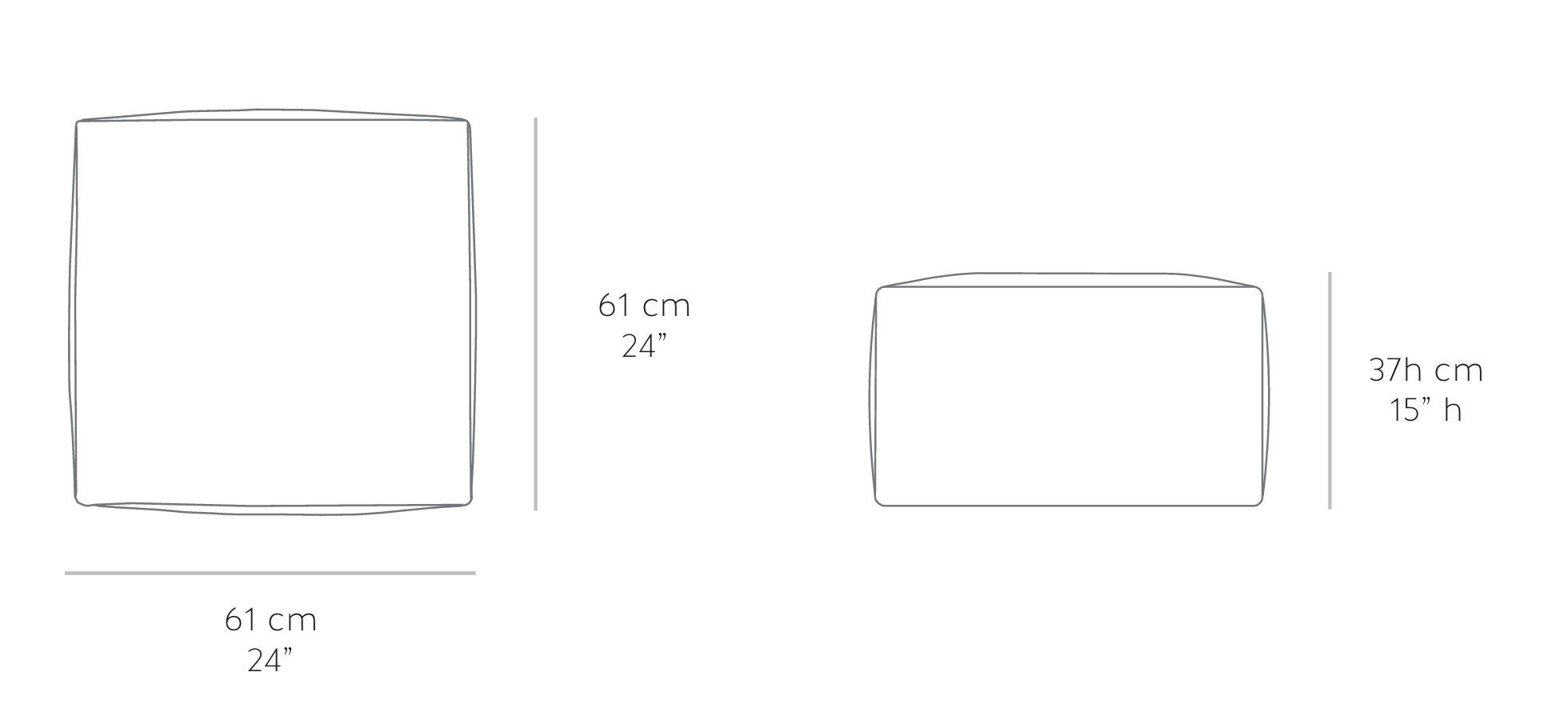 Съемный шерстяной пуфик GAN Momos ARCH-00144491 - Вид №11